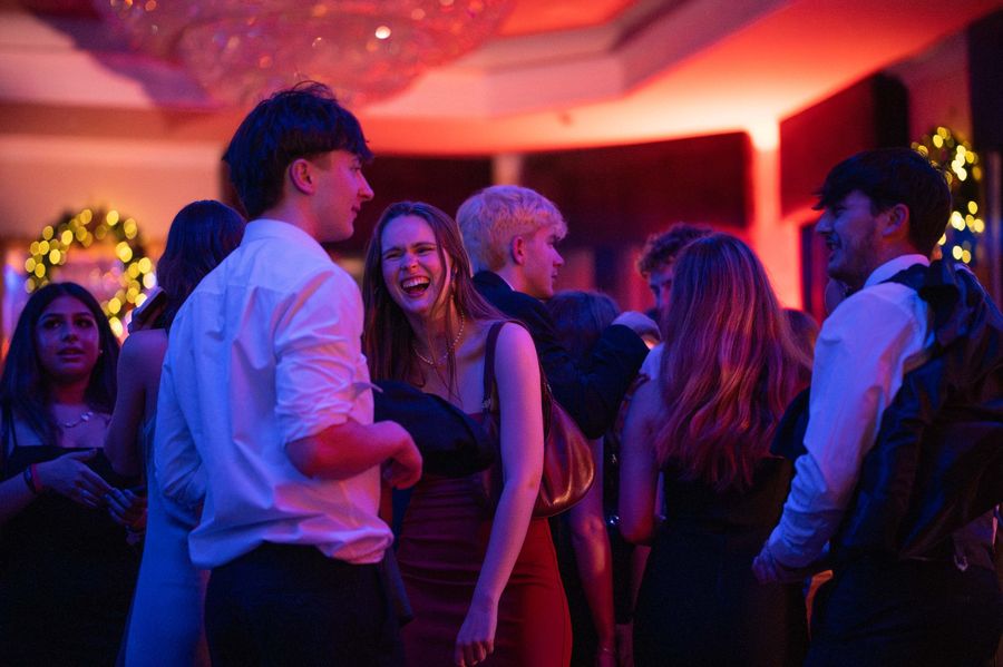 Guests enjoying the evening