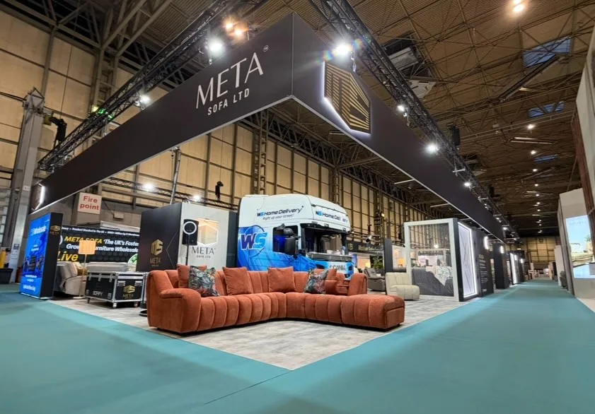 Wide hall view showing full scale of the stand at the NEC